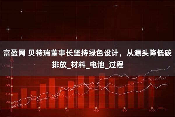 富盈网 贝特瑞董事长坚持绿色设计，从源头降低碳排放_材料_电池_过程