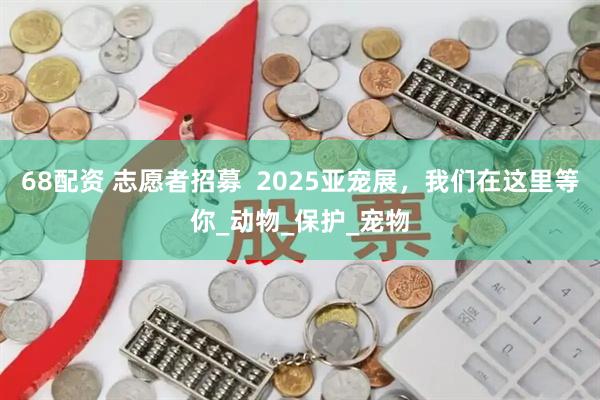 68配资 志愿者招募  2025亚宠展，我们在这里等你_动物_保护_宠物