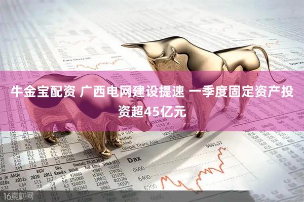 牛金宝配资 广西电网建设提速 一季度固定资产投资超45亿元